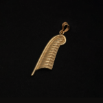 justice feather pendant