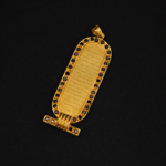 Gold-Black diamond cartouche