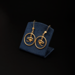 Eye of horus round earring