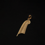 Justice feather pendant